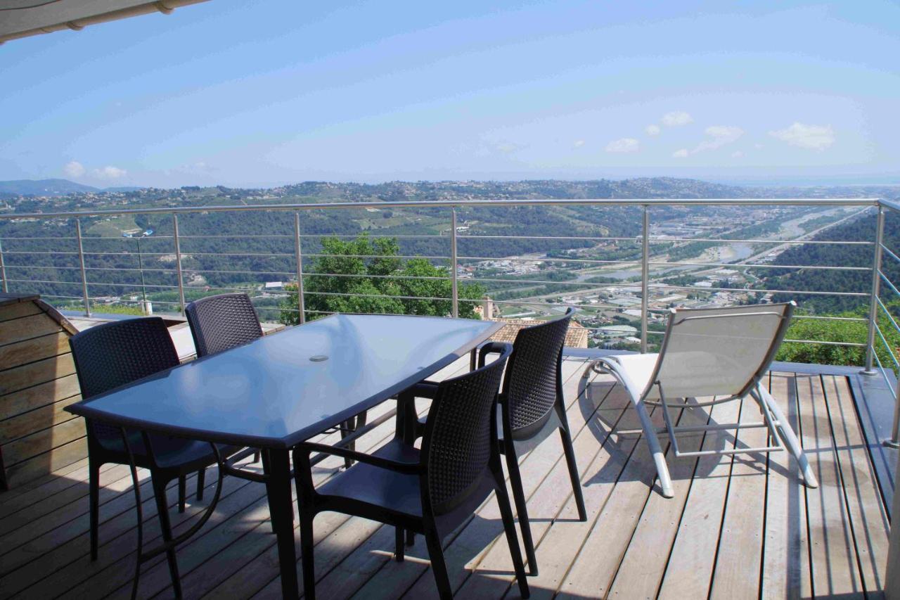 3 Pieces Dans Le Ciel Appartement Gattières Buitenkant foto